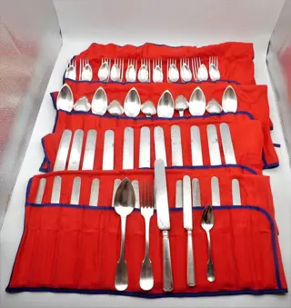 Christofle - Tafelservies voor 12 (60) - Art Deco -