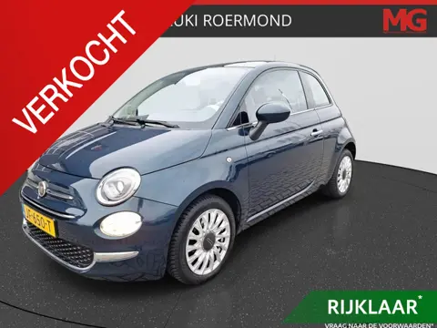 Fiat 500 1.2 Lounge | NL-Auto | 4-Cilinders | Airco | Panorama dak | Radio-USB | Bluetooth | LM-velg