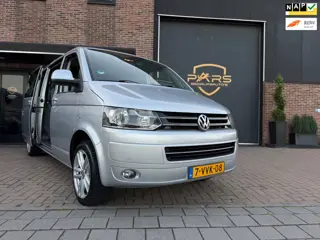 Volkswagen Transporter 2.0 TDI L2H1 DC Comfortline 140PK Dubbele Cabine Airco Leder Navi Cruise Elk.