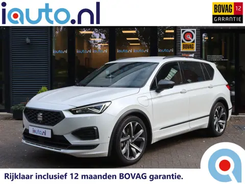 SEAT Tarraco 1.4 TSI 180kW e-Hybrid FR LED/DCC/ACC/360/Keyless/Elek. stoel+mem/Dode-hoek/20"/Trekhaa