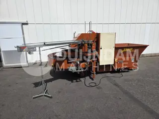 Javo Optima potmachine met pneumatische LPO-potdispenser en uitwerpsysteem