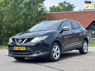 Nissan Qashqai 1.2 Tekna Automaat*360 Camera*Pano*Leder*Navigatie*Trekhaak*Cruise*Clima*Dealer onder