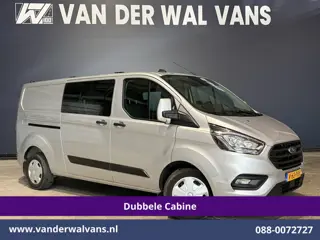 Ford Transit Custom 2.0 TDCI 131pk L2H1 Dubbele Cabine Euro6 Airco | 5-Zits | Camera | Apple Carplay