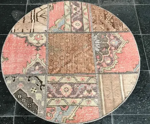 Usak - Vloerkleed - 100 cm - 100 cm