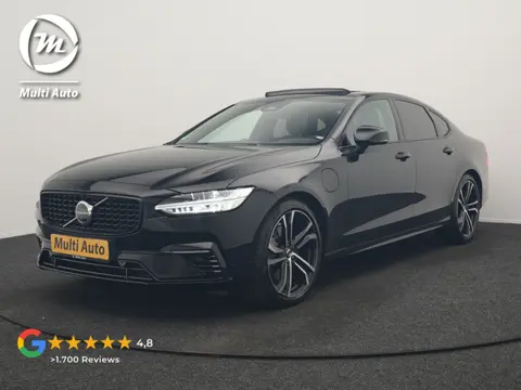 Volvo S90 T8 AWD Ultimate Dark 456pk PHEV Dealer O.H | Four C Luchtvering | Schuifdak | Bowers & Wil