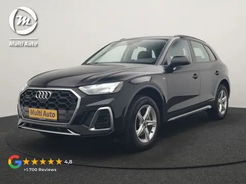 Audi Q5 50 TFSI e quattro S Line PHEV 300pk Dealer O.H | Trekhaak Af Fabriek | 360 Camera | Adaptive