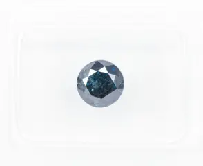 Diamant - 1.13 ct - Fancy Deep Blue Colour Treated - I3 *NO