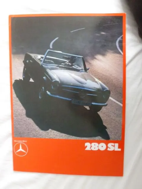 Brochures/catalogi - 28 page official Mercedes-Benz 280 SL