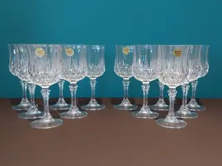 Cristal d'Arques - Wijnglazen (12) - Kristal - Longchamps