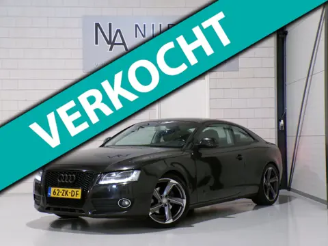 Audi A5 Coupé 3.2 FSI Quattro S-Line "Origineel NL!" Trekhaak Xenon-LED Leer 19"Velgen Bluetooth Nav