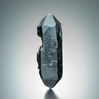 ZELDZAAM geëtst KWARTS var. MORION !!! Uit Rusland