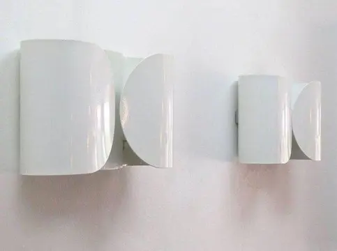 Tobia Scarpa - Flos - Muurlamp, WIT BLAD (2)