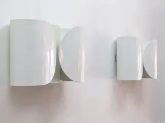 Tobia Scarpa - Flos - Muurlamp, WIT BLAD (2)