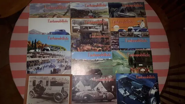 Boeken - Lot of 15 L'Automobiliste magazines - Alfa Romeo