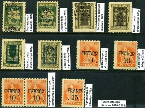 Fiume - 10 beautiful and interesting varieties.