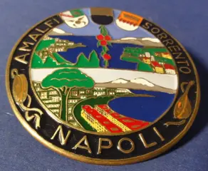 Embleem/mascotte/kenteken - Napoli - Amalfi - Sorrento Old