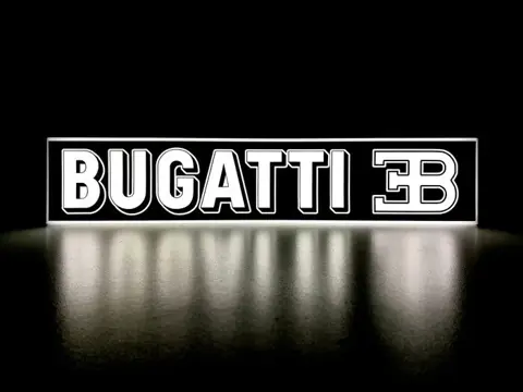 Bord - Bugatti Illuminated lightbox - Bugatti - Na 2000
