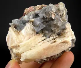 Blauwe Fluoriet &amp; Bariet - Lantignie, Beaujolais