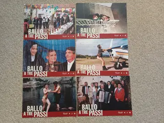 BALLO A TRE PASSI lobbycard set.