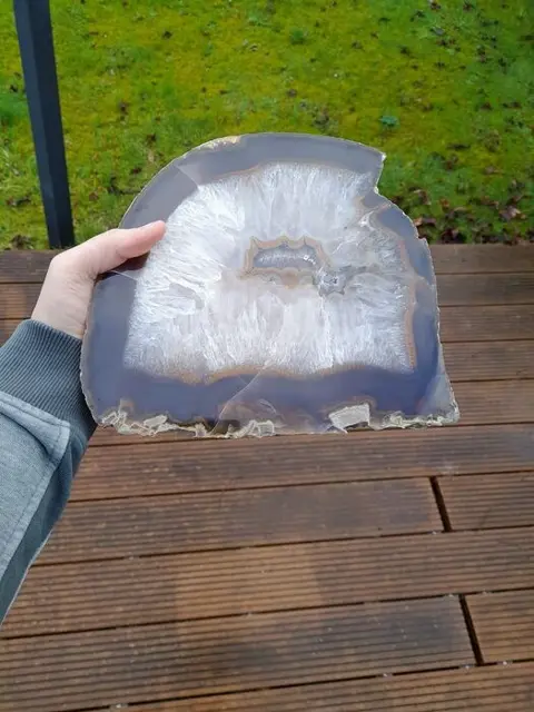 Natuurlijke XXL agaat schijf Geslepen - 23×2×21 cm - 2.3 kg