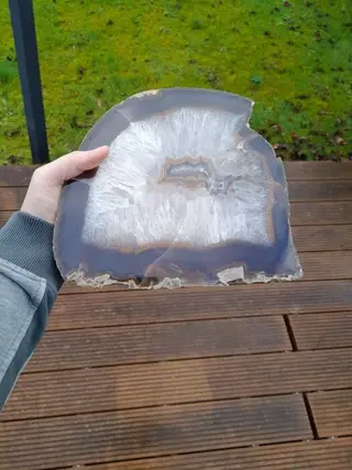 Natuurlijke XXL agaat schijf Geslepen - 23×2×21 cm - 2.3 kg