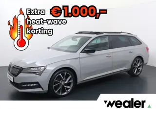 Škoda Superb Combi 1.4 TSI iV Sportline Business | 218 PK | SoH 94% | Panoramadak | Matrix LED kopla