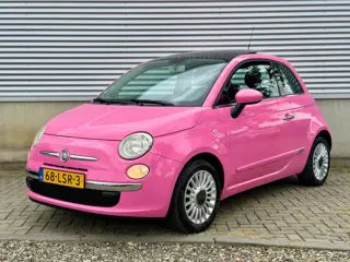 Fiat 500 1.2 Rosa Automaat Pinky Panter [ Panoschuifdak,ecc,lmv ]
