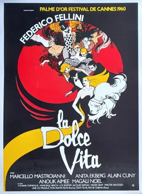Unknown - Dolce Vita Federico Fellini Festival de Cannes -
