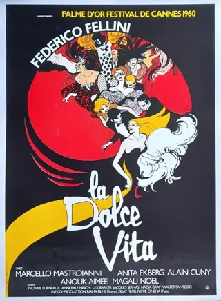 Unknown - Dolce Vita Federico Fellini Festival de Cannes -