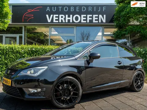 Seat Ibiza SC 1.4 TSI Cupra - AUTOMAAT - ZWART LEER - STOEL VERW - VOL ONDERHOUD - XENON -