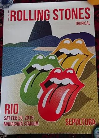 Anonymous - Rolling Stones Gira Olé 2016 Maracanà Brasil -