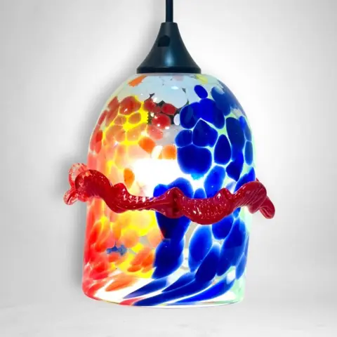 Filippo Maso - Hanglamp, "Homage to Gaudí" gekleurde lamp