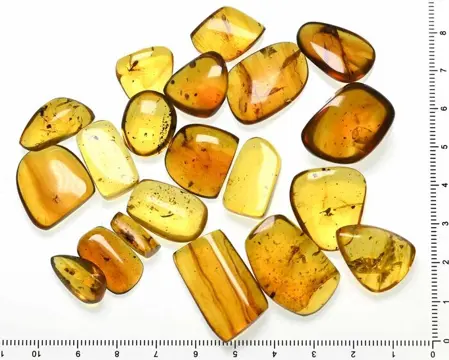 20 stuks Birmese Amber - Allemaal met insluitsels van