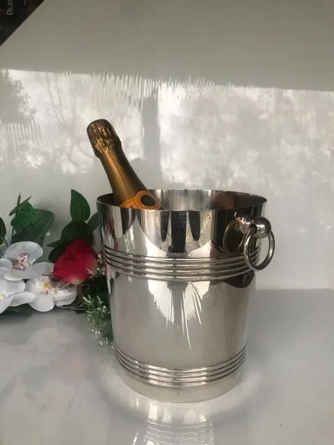 Luc Lanel - Christofle - Champagne emmer (1) - Verzilverd -