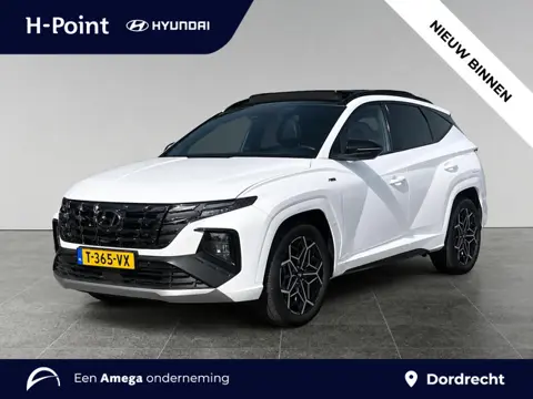 Hyundai Tucson N Line Sky 1.6 T-GDI HEV 230pk | SCHUIF/KANTELDAK | 360° CAMERA | STOELVERW. V + A | 