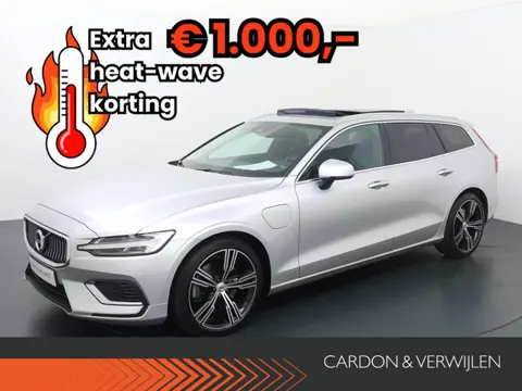 Volvo V60 2.0 T6 Recharge AWD Inscription | 340 PK | Panoramadak | Lederen bekledingen | Stoelverwar