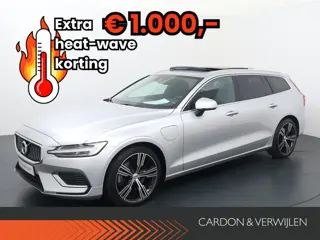 Volvo V60 2.0 T6 Recharge AWD Inscription | 340 PK | Panoramadak | Lederen bekledingen | Stoelverwar