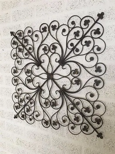 Wand versiering , wanddecoratie , smeedwerk