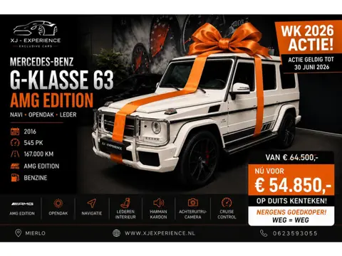 Mercedes-Benz G-klasse 63 AMG Edition Navi Opendak Leder