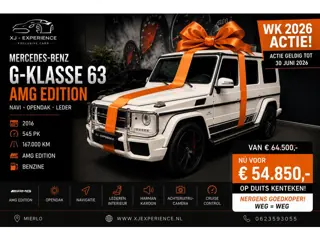 Mercedes-Benz G-klasse 63 AMG Edition Navi Opendak Leder