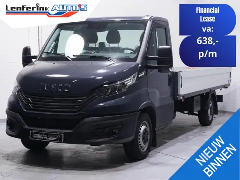 Iveco Daily 35S18 180 pk Aut. Pick Up / Open Laadbak Luchtvering, Navi, Adapt. Cruise, Trekhaak 3.50