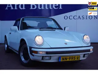 Porsche 911 Cabrio 3.2 G50 BAK Elek-Kap+Volleder+Airco = TOTAAL ORIGINEEL + LAATSE DIE GEMAAKT IS !!