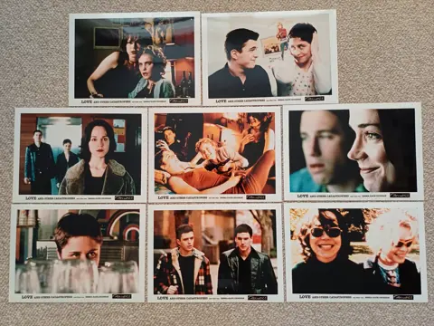 LOVE AND OTHER CATASTROPHES lobbycard set.