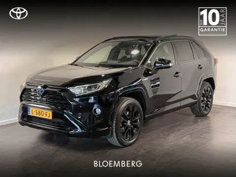 Toyota RAV4 2.5 Hybrid Black Edition | Schuif-kanteldak | Afneembare trekhaak | Alarm |