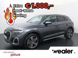 Audi Q5 50 TFSI e S edition | 299 PK | SoH 100% | Adaptive cruise control | Dodehoek detectie | Clim