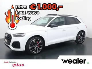 Audi Q5 55 TFSI e S edition | 367 PK | SoH 89% | Trekhaak | Panoramadak | Luchtvering | Adaptive cru