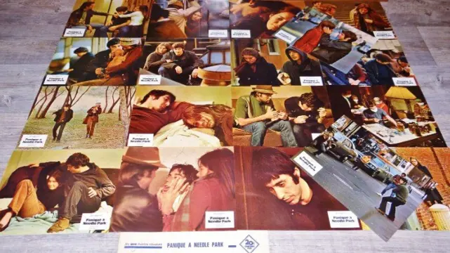 THE PANIC IN THE NEEDLE PARK lobbycard set.