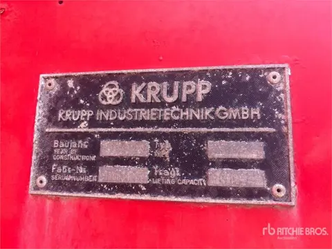 Krupp KMK6200 200 ton 12x8x10 All Terrain Crane (bj 1991)