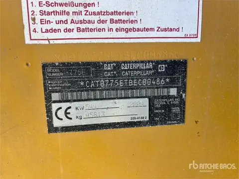 Cat 775E (bj 2004)