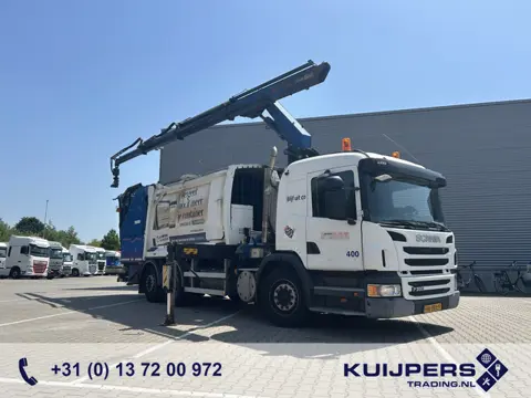 Scania P 280 6x2 EEV / HMF 2120-S3 Crane / Geesink GPM3 16m3 / Garbage Truck